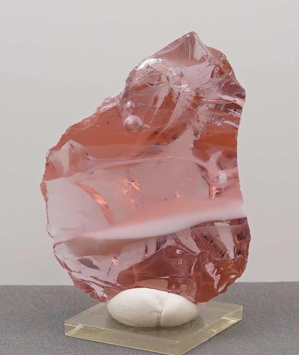 Rare Gem Angel Aura HGW Pink/Pastel Ice with bubbles Monatomic Andara Crystal 108.9 g.