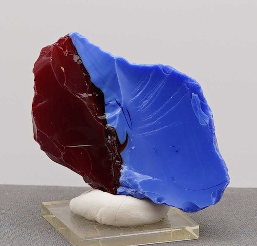 *One of a Kind Only Available Pc.* Iolite Pastel/Scarlet Monatomic Andara Crystal 85.1 g.