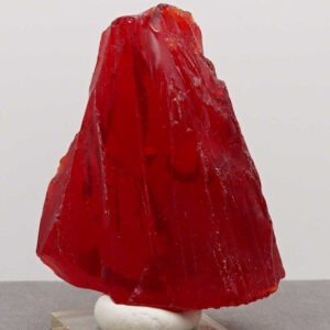 Rare Gem Scarlet Shift "Heart" Monatomic Andara Crystal 140.6 g.