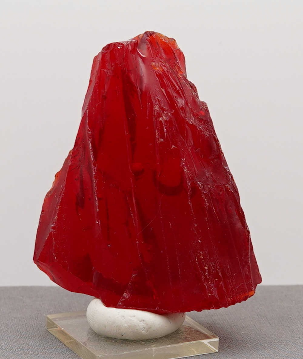 Rare Gem Scarlet Shift "Heart" Monatomic Andara Crystal 140.6 g.