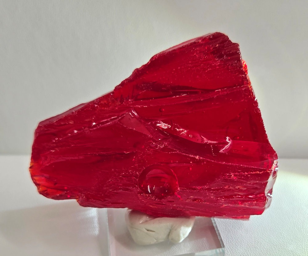 Rare Gem Scarlet Shift "Heart" Monatomic Andara Crystal 140.6 g. - Image 11