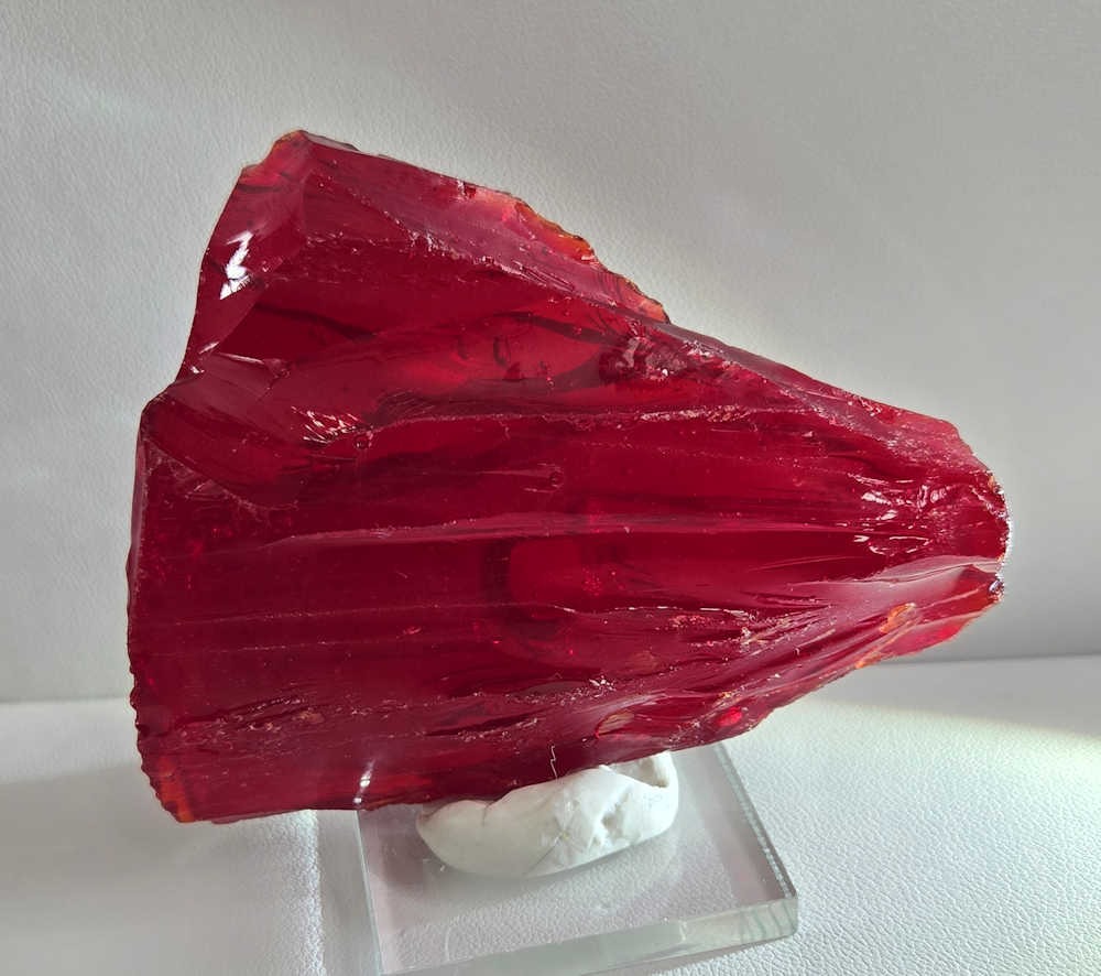 Rare Gem Scarlet Shift "Heart" Monatomic Andara Crystal 140.6 g. - Image 12