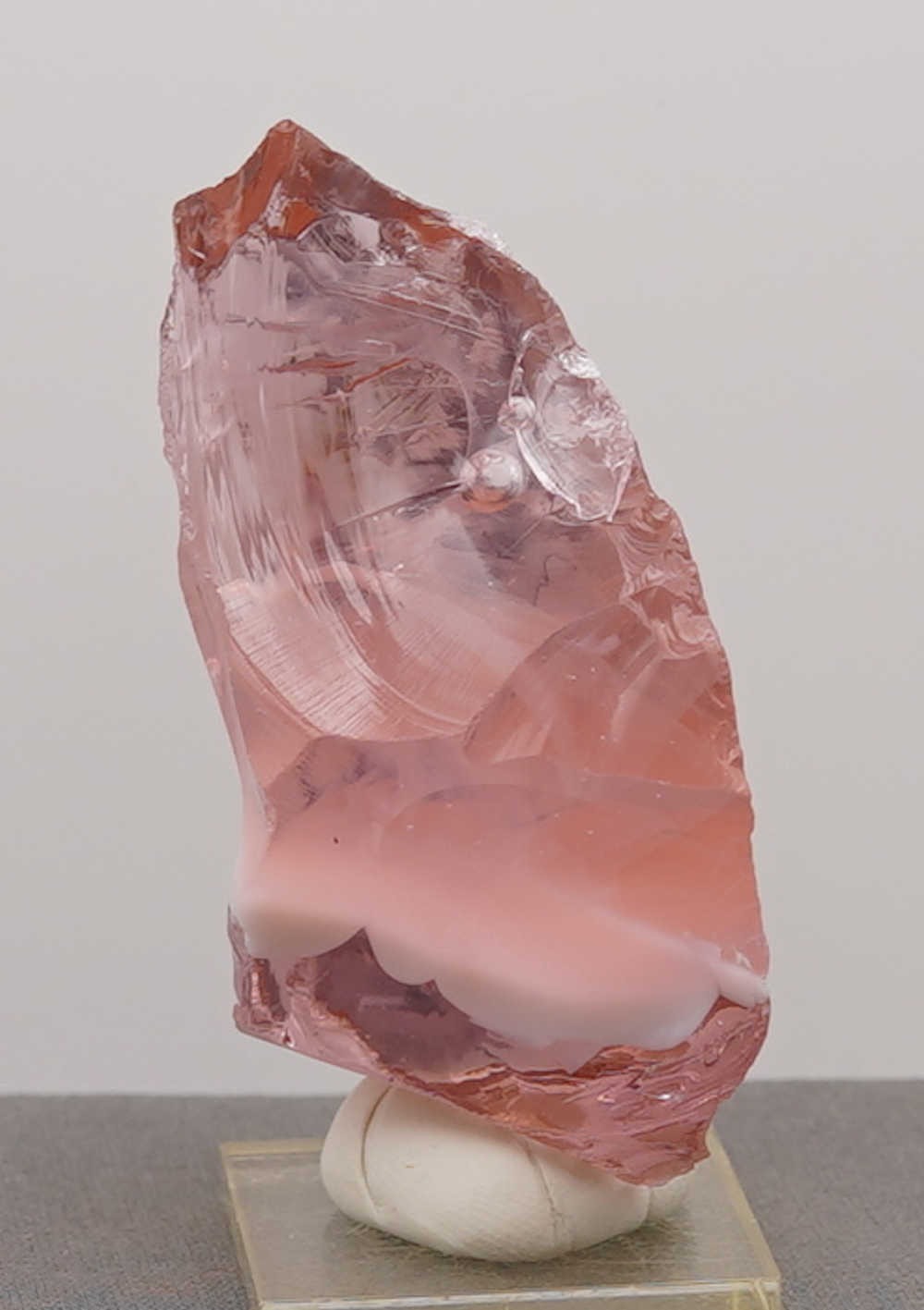 Rare Gem Angel Aura HGW Pink/Pastel Ice with bubbles Monatomic Andara Crystal 108.9 g. - Image 4