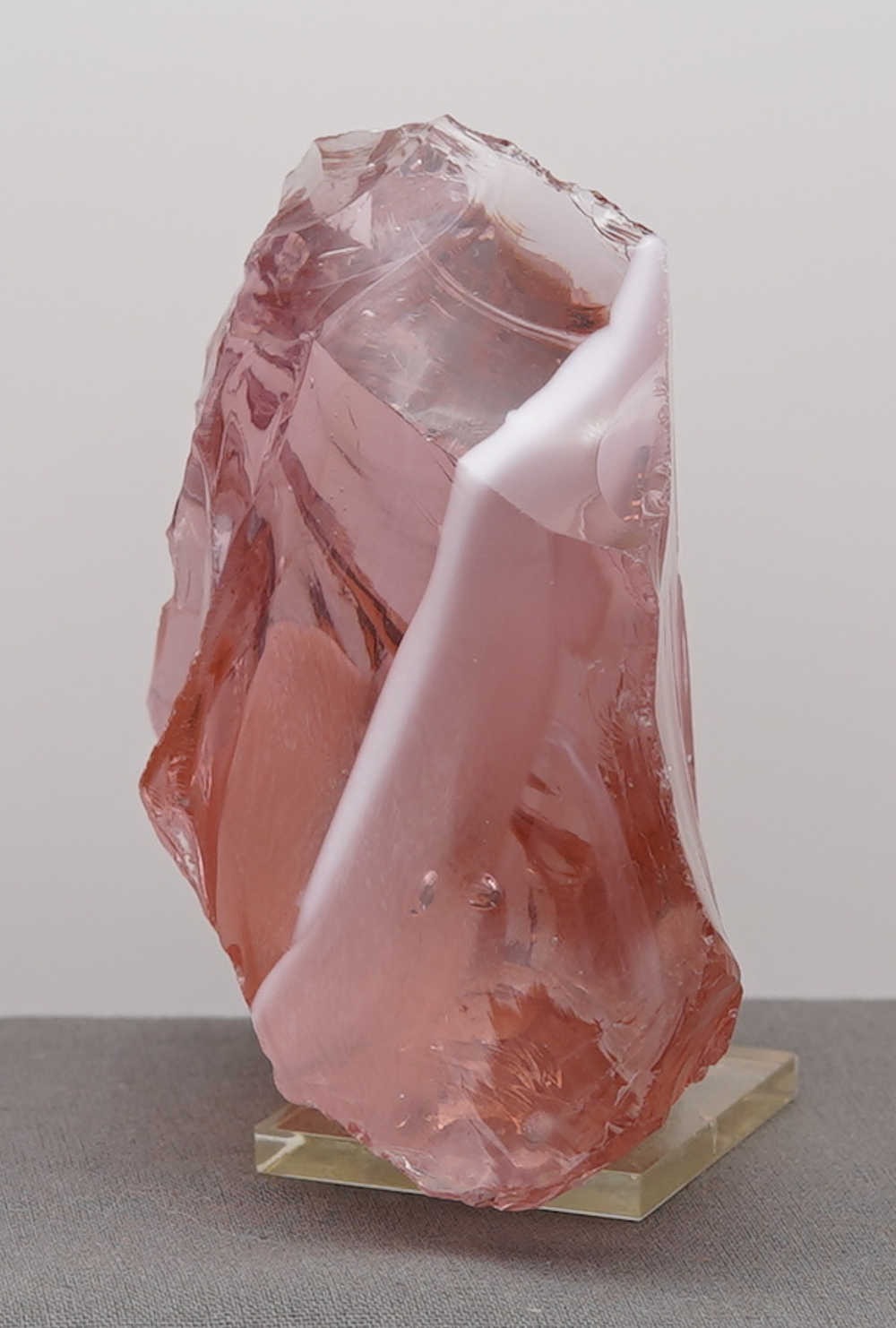 Rare Gem Angel Aura HGW Pink/Pastel Ice "Heart" Monatomic Andara Crystal 312.6 g. - Image 5