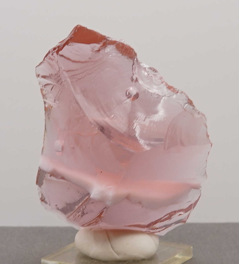 Rare Gem Angel Aura HGW Pink/Pastel Ice with bubbles Monatomic Andara Crystal 108.9 g. - Image 5