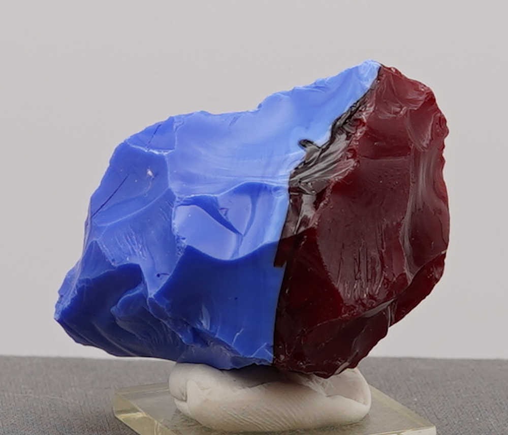*One of a Kind Only Available Pc.* Iolite Pastel/Scarlet Monatomic Andara Crystal 85.1 g. - Image 5