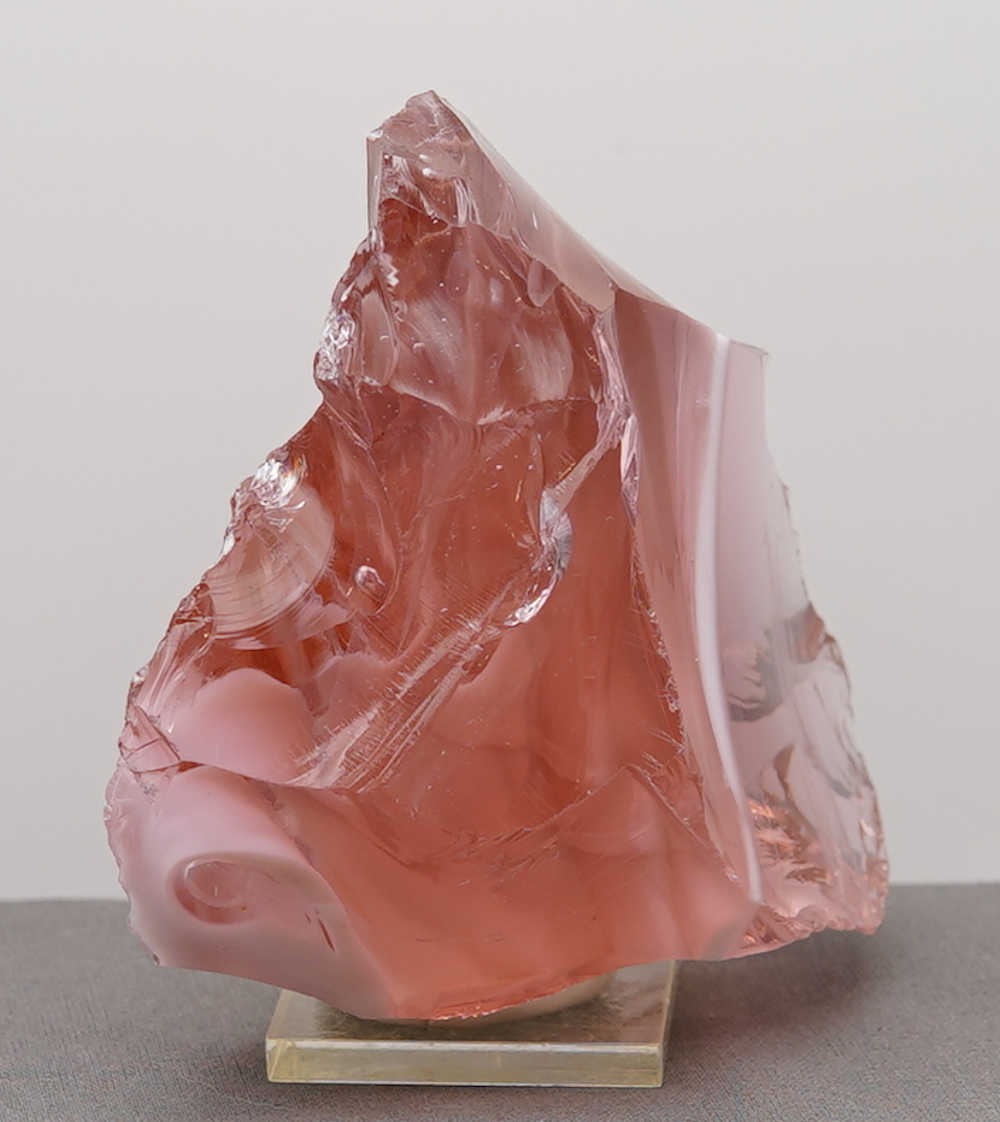 Rare Gem Angel Aura HGW Pink/Pastel Ice "Heart" Monatomic Andara Crystal 312.6 g. - Image 7