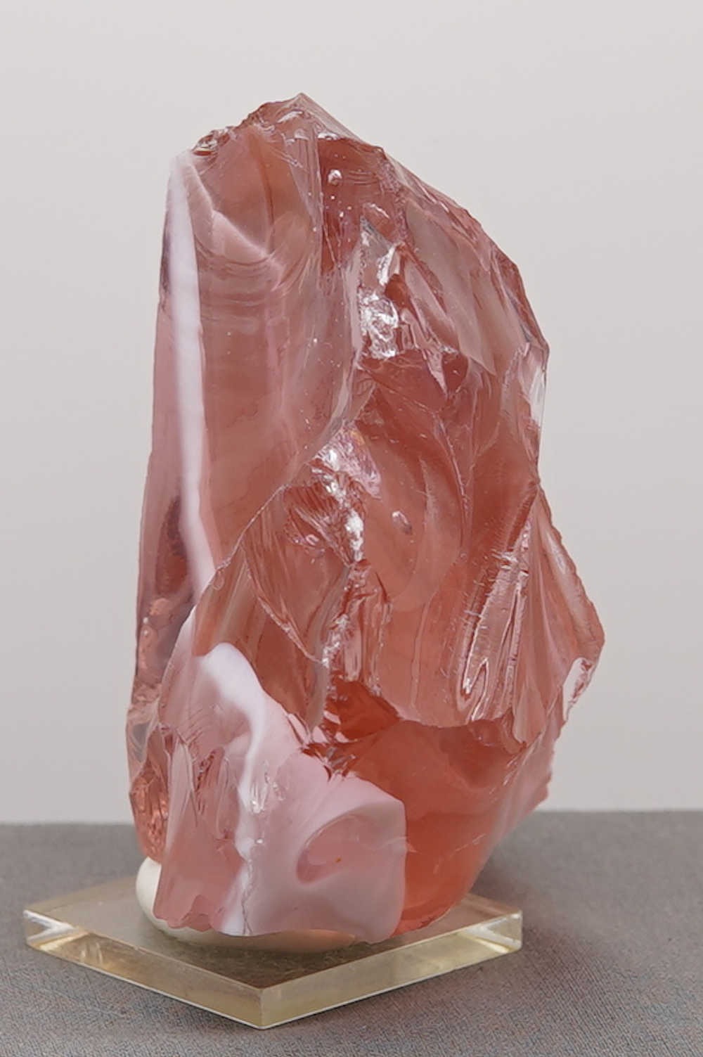 Rare Gem Angel Aura HGW Pink/Pastel Ice "Heart" Monatomic Andara Crystal 312.6 g. - Image 8