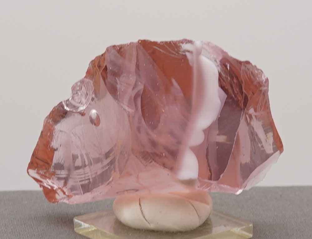 Rare Gem Angel Aura HGW Pink/Pastel Ice with bubbles Monatomic Andara Crystal 108.9 g. - Image 8