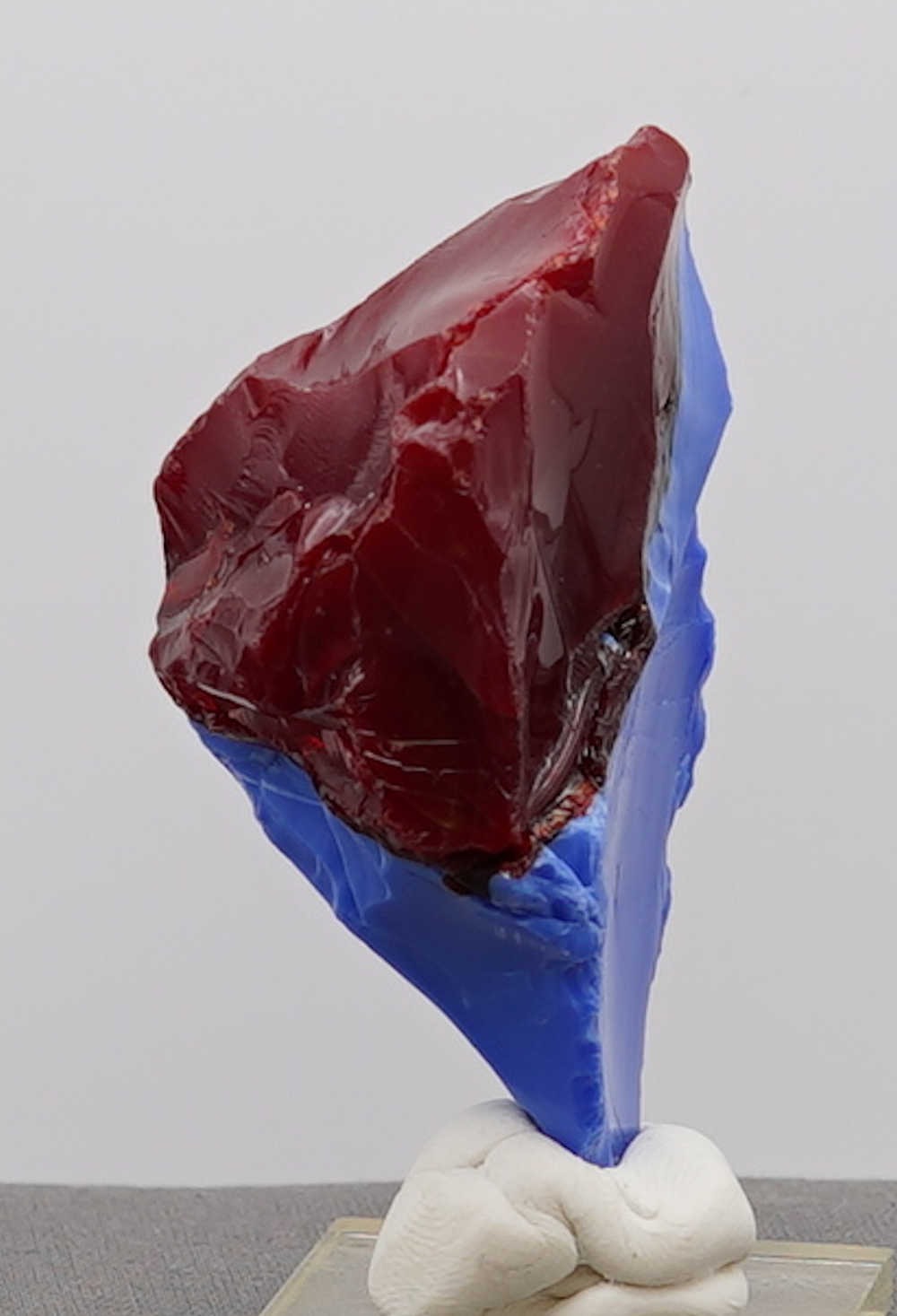 *One of a Kind Only Available Pc.* Iolite Pastel/Scarlet Monatomic Andara Crystal 85.1 g. - Image 8