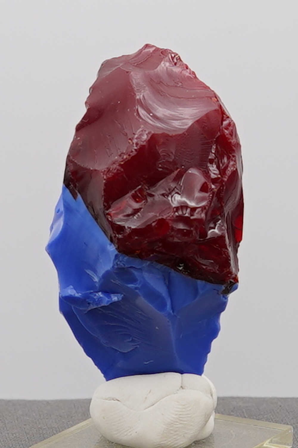 *One of a Kind Only Available Pc.* Iolite Pastel/Scarlet Monatomic Andara Crystal 85.1 g. - Image 9