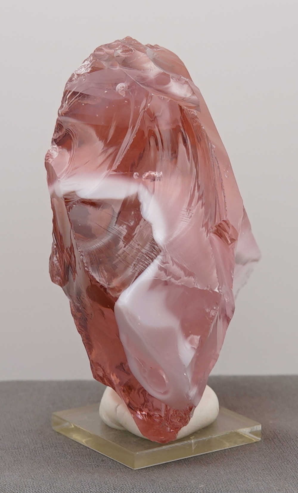 Rare Gem Angel Aura HGW Pink/Pastel Ice "Heart" Monatomic Andara Crystal 312.6 g. - Image 10