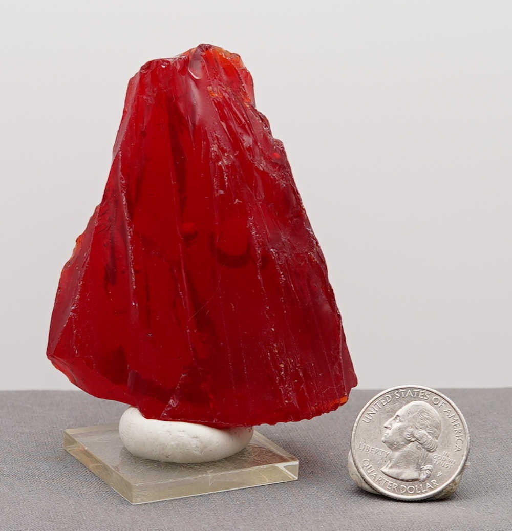 Rare Gem Scarlet Shift "Heart" Monatomic Andara Crystal 140.6 g. - Image 10