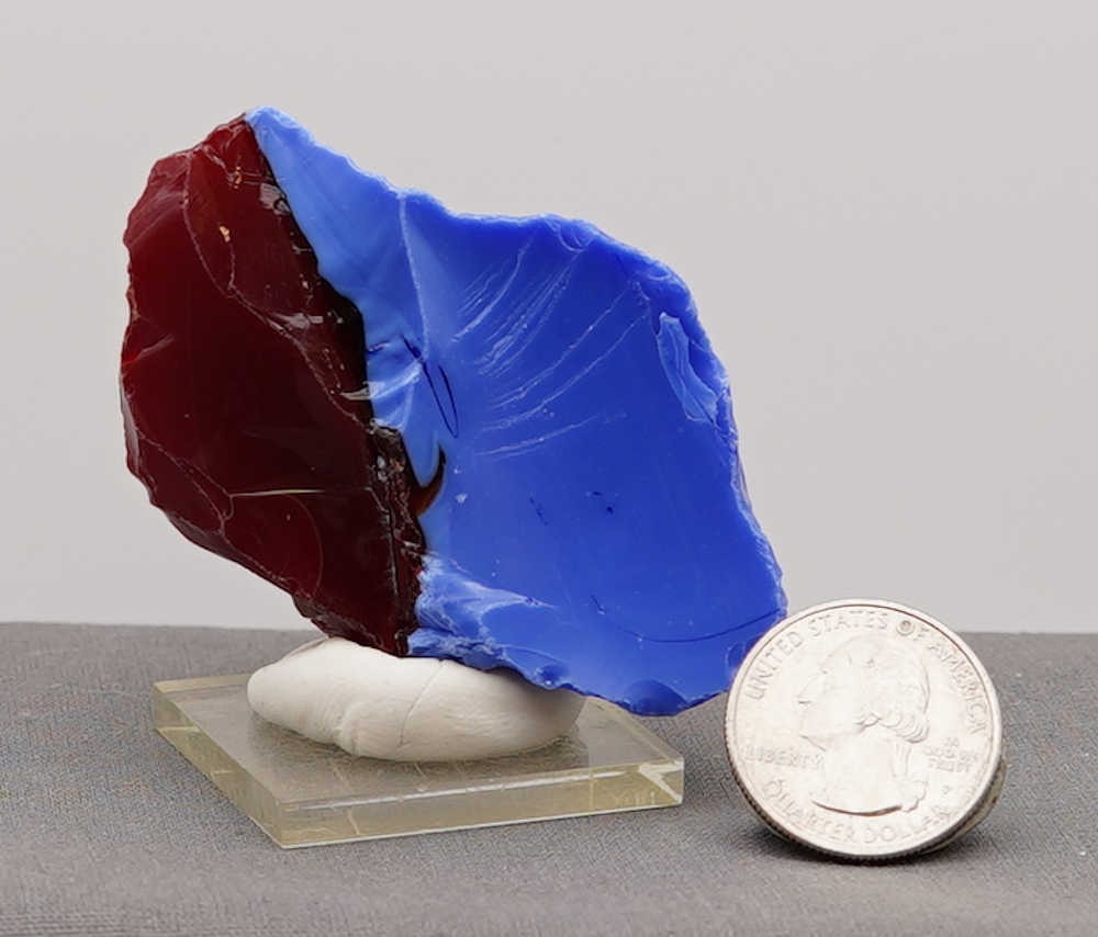 *One of a Kind Only Available Pc.* Iolite Pastel/Scarlet Monatomic Andara Crystal 85.1 g. - Image 11