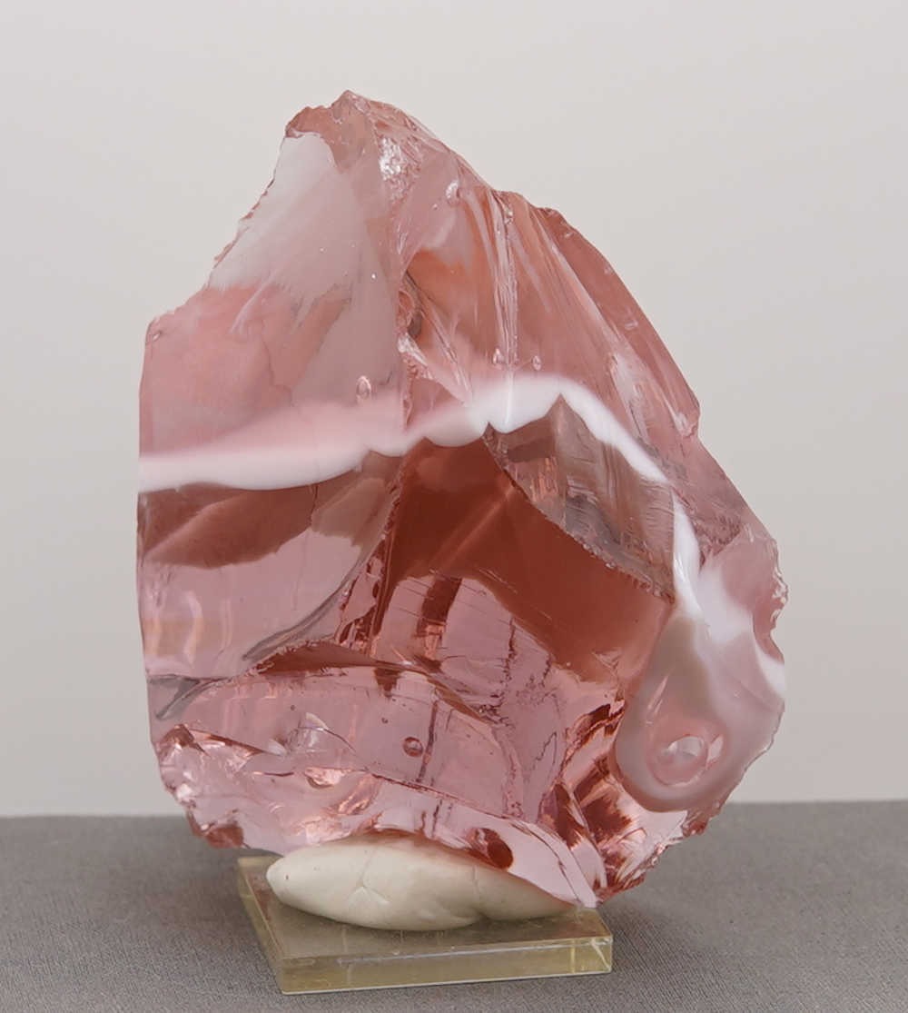 Rare Gem Angel Aura HGW Pink/Pastel Ice "Heart" Monatomic Andara Crystal 312.6 g. - Image 11
