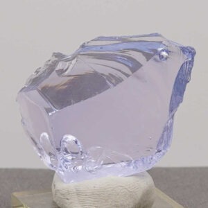 Rare Gem Ascendant Lilac with bubbles & open bubble Monatomic Andara Crystal 33.7 g.