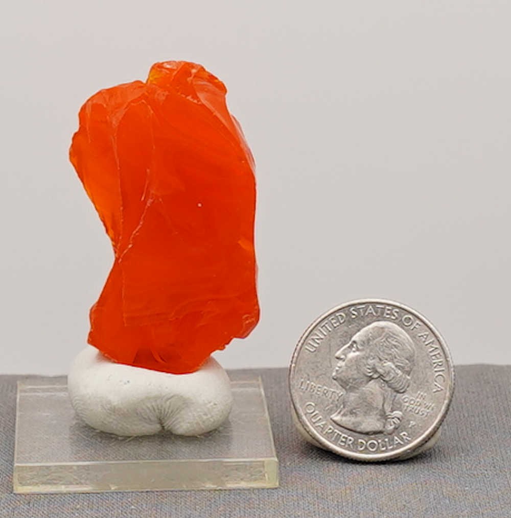 Rare Gem Angel Aura Fire Opal Monatomic Andara Crystal 26.4 g. - Image 10