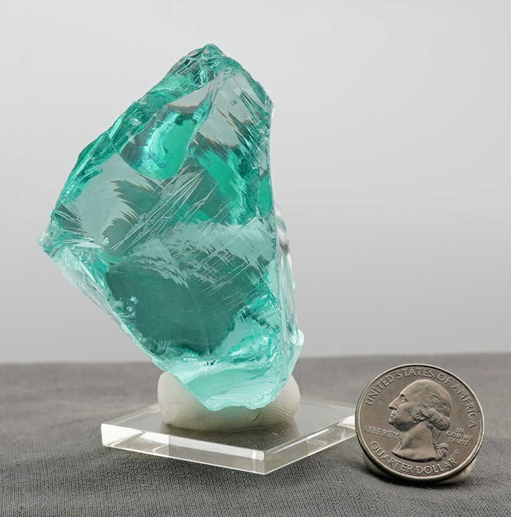 *Clearance Sale 30% Off!* Gem Cyan Angeles Monatomic Andara Crystal 134.5 g. - Image 11