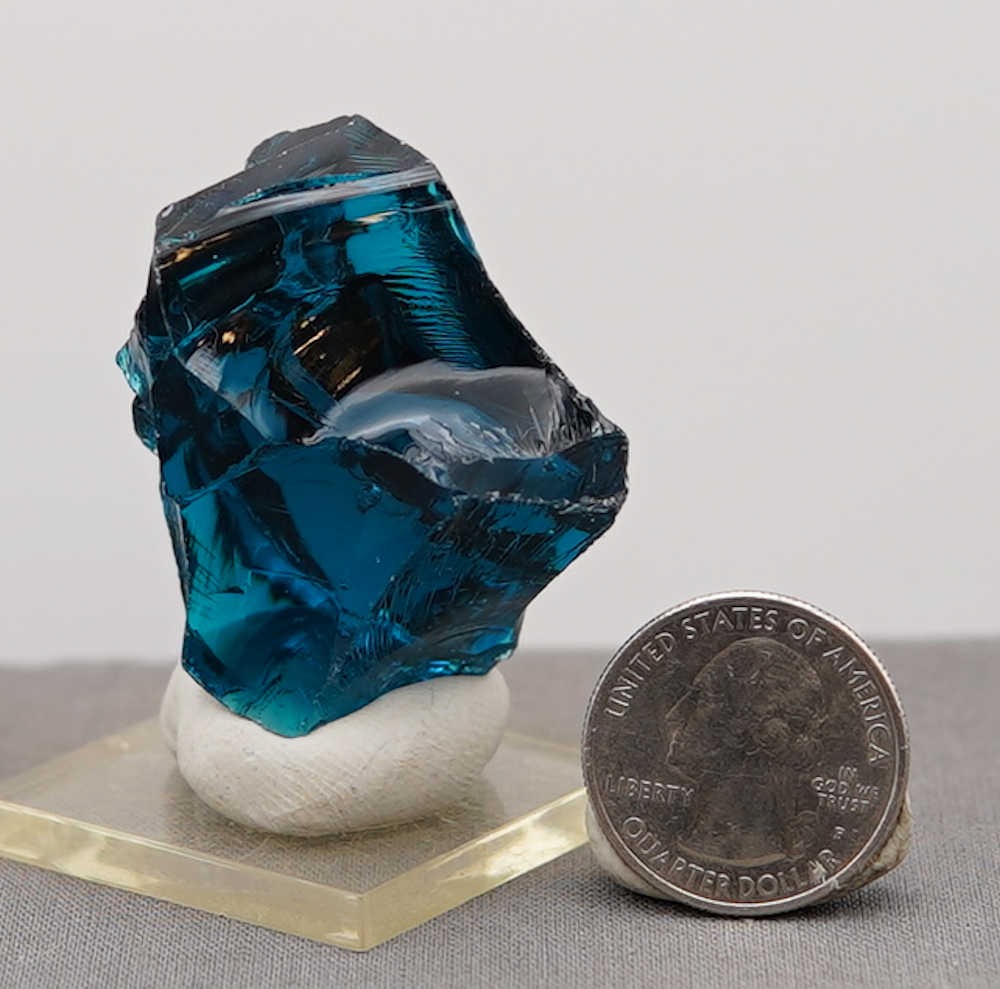 Rare Gem Elestial Starlight Sapphire with bubble Monatomic Andara Crystal 38.6 g. - Image 11