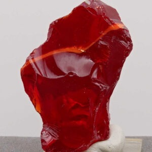Rare Gem Banded Angel Aura Lemurian Sunrise/Dragon's Blood Monatomic Andara Crystal 64.5 g.