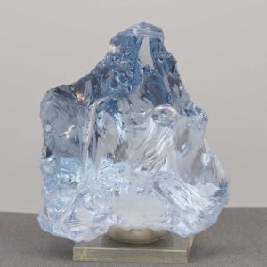 Gem Lady Nellie with bubble Monatomic Andara Crystal 134.7 g.