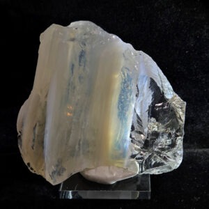 Rare Gem Angel Aura Celestial Gold/Pastel Ice Monatomic Andara Crystal 127.6 g.