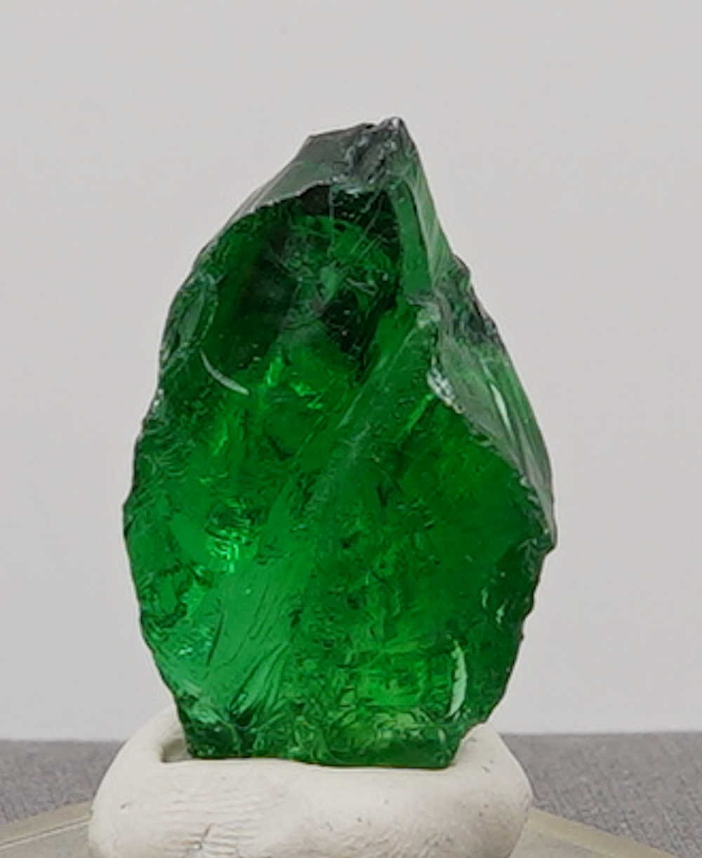 Gem Emerald Shift with bubbles Monatomic Andara Crystal 20.3 g.