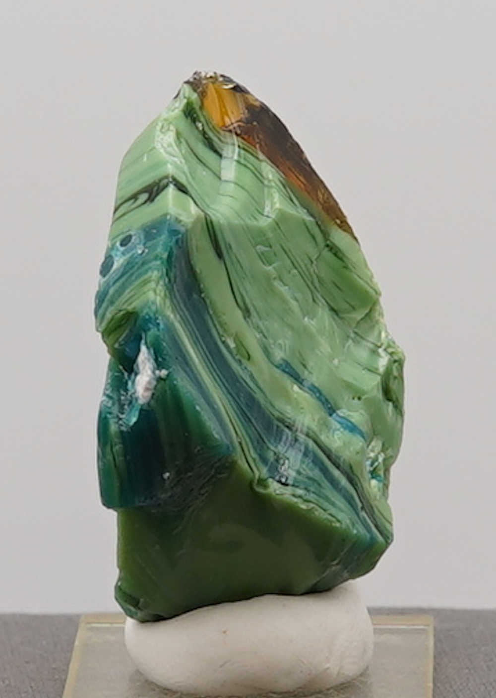 *Extremely Rare Only 2 Pcs. Available* Gem Multi Emerald/Sapphire/Inanna/Lem. Etherium Gold/Pastel Emerald Monatomic Andara Crystal 60.3 g. - Image 7