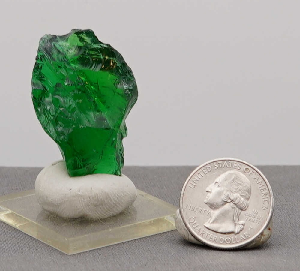 Gem Emerald Shift with bubbles Monatomic Andara Crystal 20.3 g. - Image 10