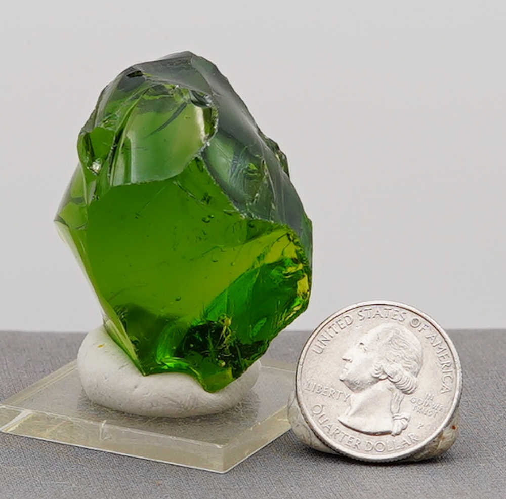 Rare Gem Emerald Shift/Terra Olive Monatomic Andara Crystal 56.7 g. - Image 11