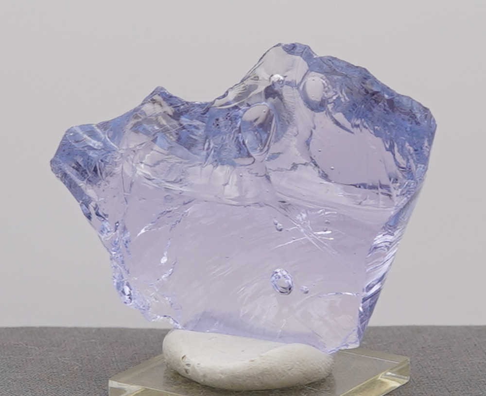 Rare Gem Ascendant Lilac with bubbles Monatomic Andara Crystal 70.5 g. - Image 7