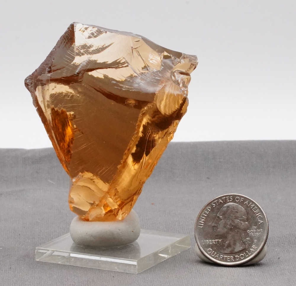 *Clearance Sale 30% Off!* Gem Lemurian Etherium Gold Monatomic Andara Crystal 86.9 g. - Image 11