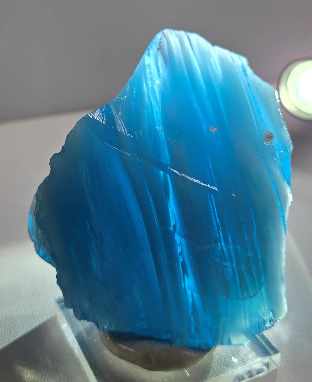 *Clearance Sale 30% Off!* Rare Gem Multi Azure Elysium/Ice/Pastel Azure Monatomic Andara Crystal 148.3 g. - Image 2