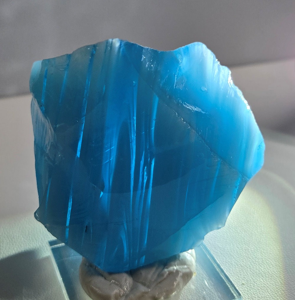 *Clearance Sale 30% Off!* Rare Gem Multi Azure Elysium/Ice/Pastel Azure Monatomic Andara Crystal 148.3 g. - Image 3