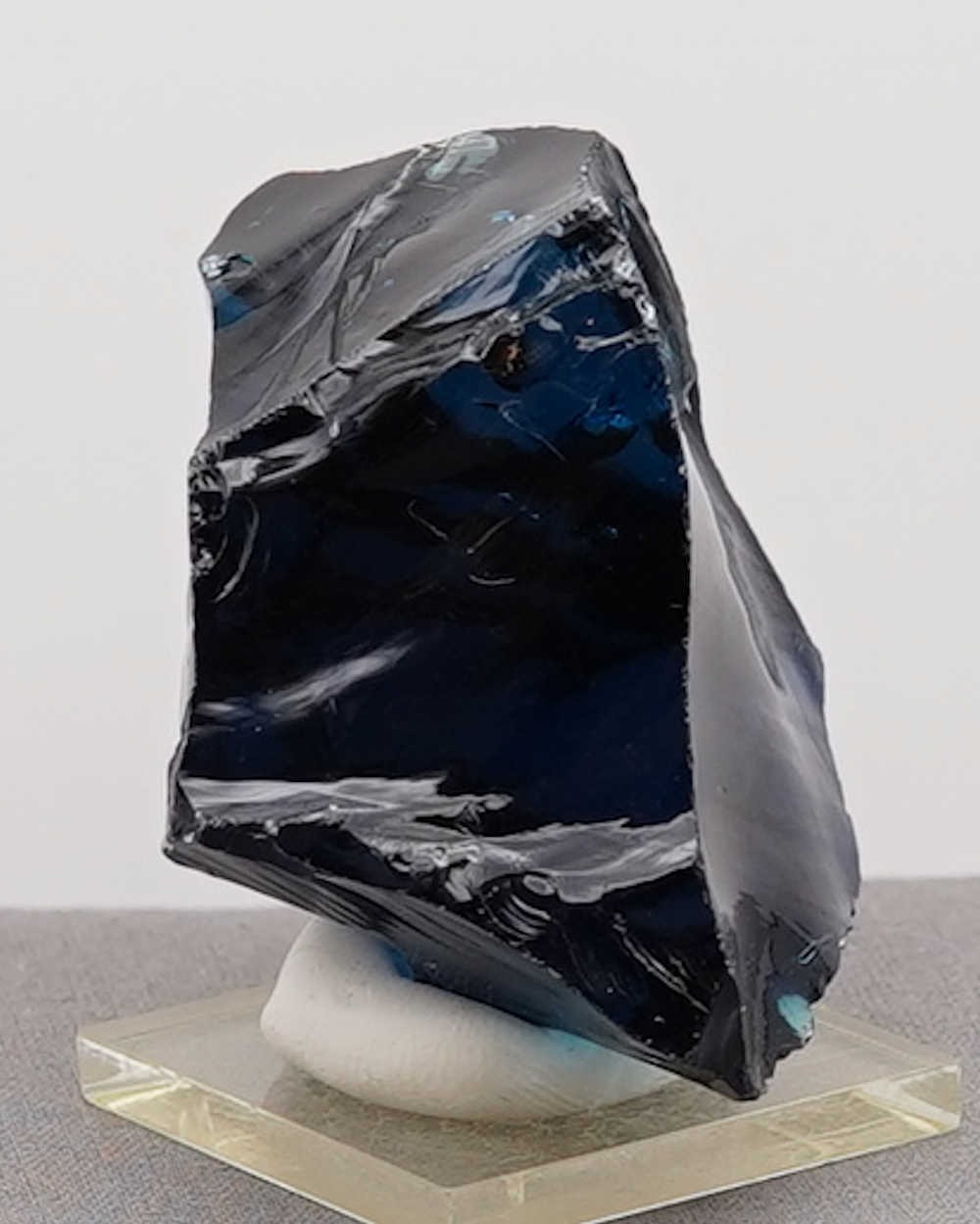 Rare Gem Indigo Elestial Sapphire "Heart" with bubbles Monatomic Andara Crystal 112.1 g. - Image 7