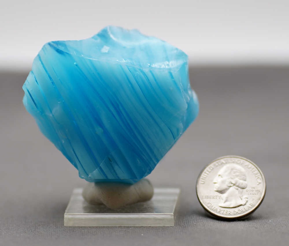 *Clearance Sale 30% Off!* Rare Gem Multi Azure Elysium/Ice/Pastel Azure Monatomic Andara Crystal 148.3 g. - Image 11