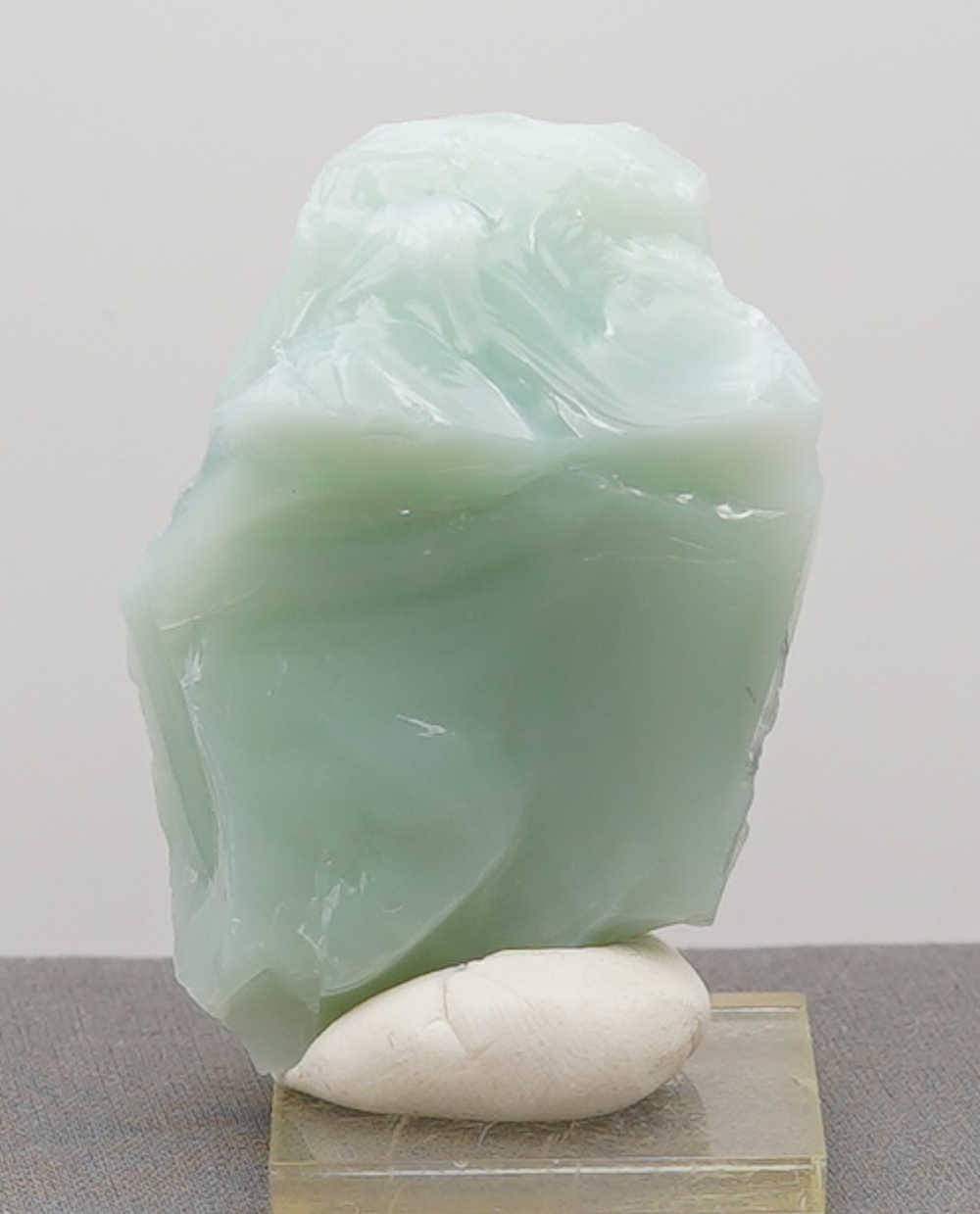 Very Rare Gem Banded Oceans/Pastel Oceans/Ice "Heart" Monatomic Andara Crystal 101.8 g. - Image 3