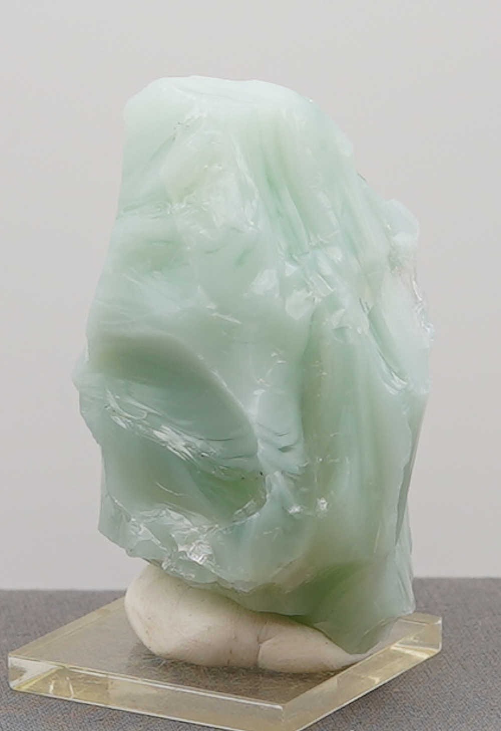 Very Rare Gem Banded Oceans/Pastel Oceans/Ice "Heart" Monatomic Andara Crystal 101.8 g. - Image 5