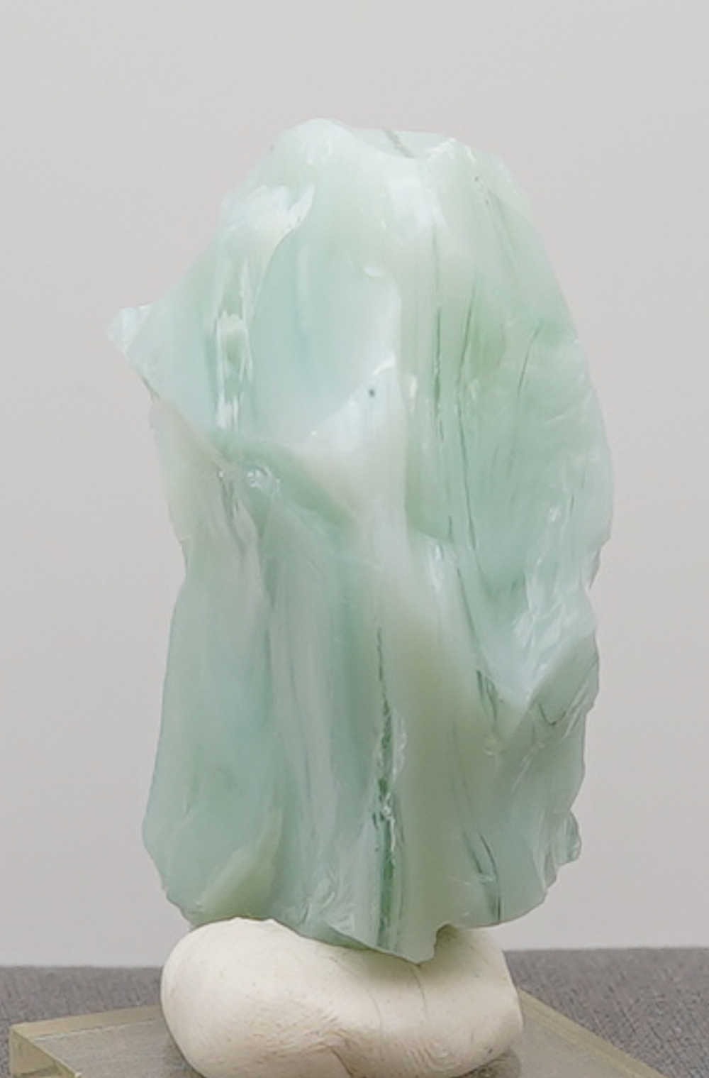 Very Rare Gem Banded Oceans/Pastel Oceans/Ice "Heart" Monatomic Andara Crystal 101.8 g. - Image 8
