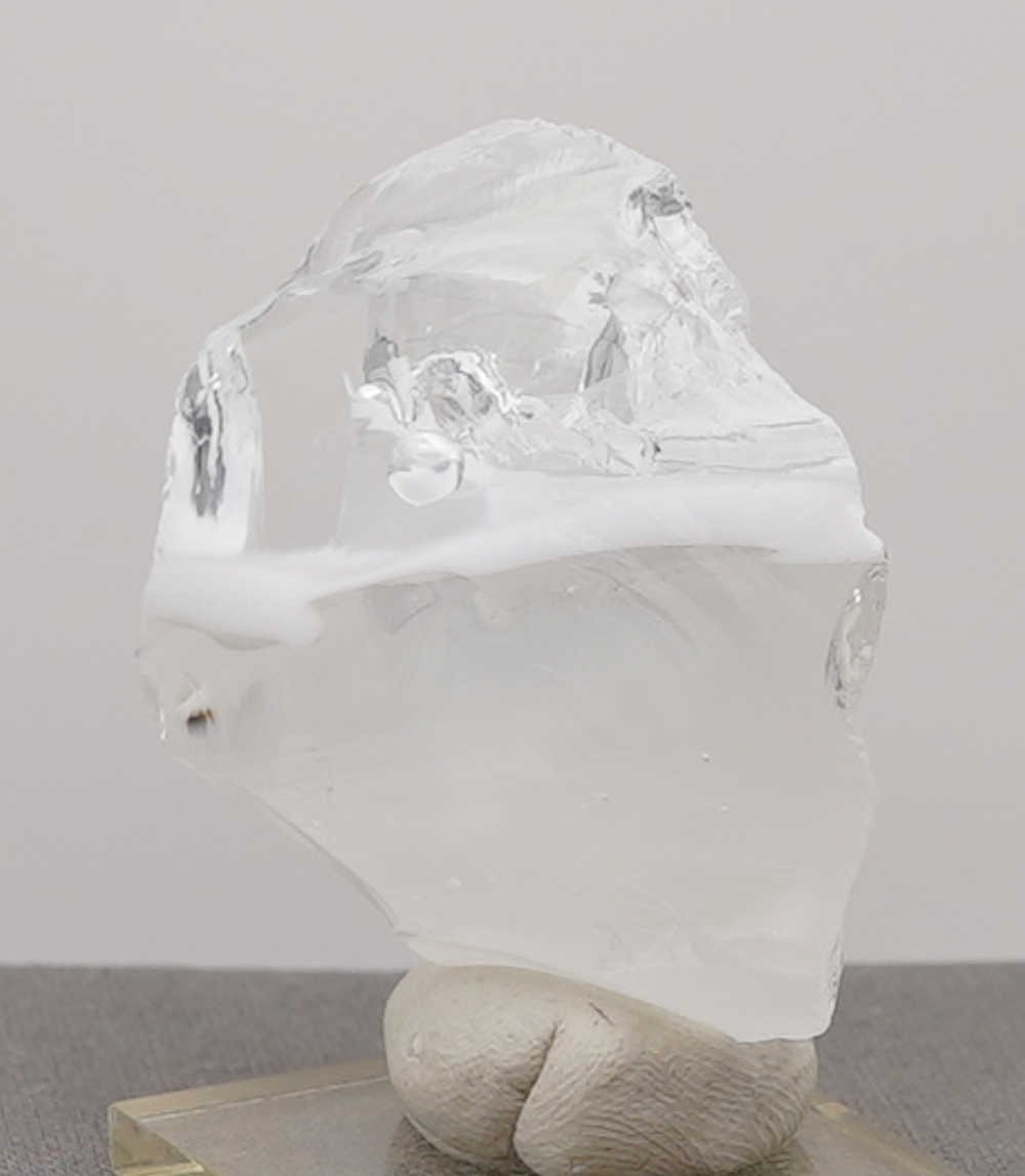 Rare Gem Bicolor Banded Angel Aura Cosmic Ice/Pastel Ice Monatomic Andara Crystal 59.4 g. - Image 6