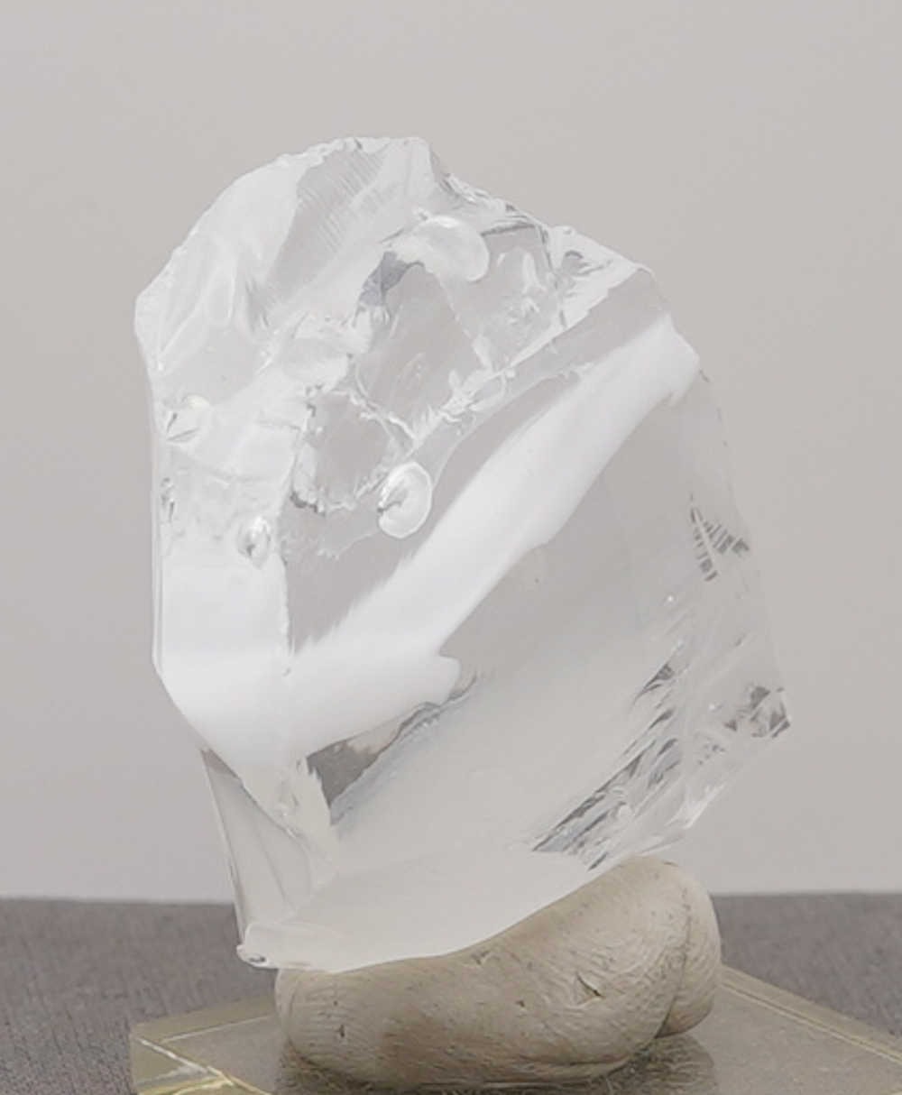 Rare Gem Bicolor Banded Angel Aura Cosmic Ice/Pastel Ice Monatomic Andara Crystal 59.4 g. - Image 8