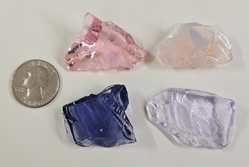 Rare Gem 4 Piece "Cultivate" Set Monatomic Andara Crystal 36.7 g. - Image 2