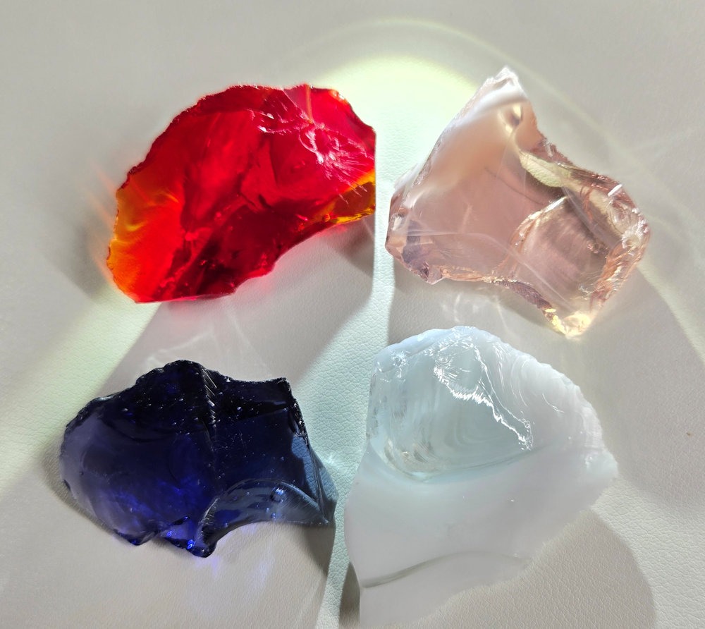 Rare Gem 4 Piece "Cultivate" Set Monatomic Andara Crystal 69.3 g.