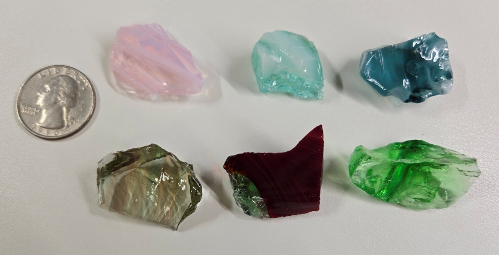 Rare Gem 6 Piece "Balance and Harmony" Set Monatomic Andara Crystal 45.3 g. - Image 2