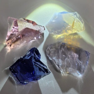 Rare Gem 4 Piece "Cultivate" Set Monatomic Andara Crystal 36.7 g.