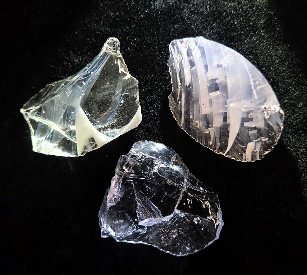 Rare Gem 3 Piece "Sacred Triad" Set Monatomic Andara Crystal 30.3 g. - Image 3