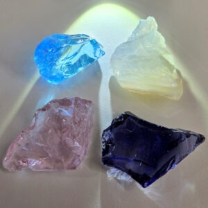 Rare Gem 4 Piece "Cultivate" Set Monatomic Andara Crystal 55.7 g.