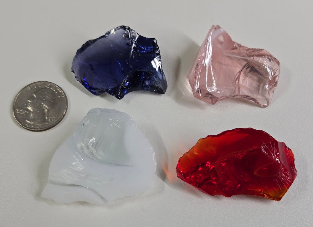 Rare Gem 4 Piece "Cultivate" Set Monatomic Andara Crystal 69.3 g. - Image 3