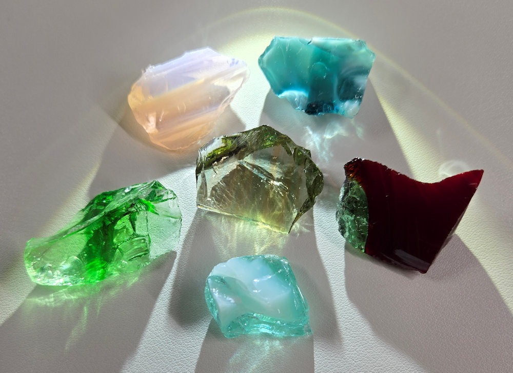 Rare Gem 6 Piece "Balance and Harmony" Set Monatomic Andara Crystal 45.3 g.