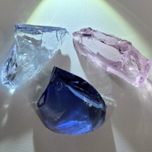 Rare Gem 3 Piece "Sacred Triad" Set Monatomic Andara Crystal 31.3 g.